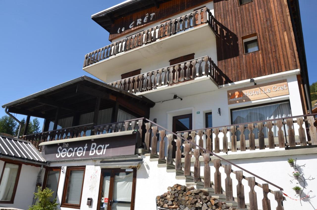 Hotel Le Cret Лес дьо Алпс Екстериор снимка