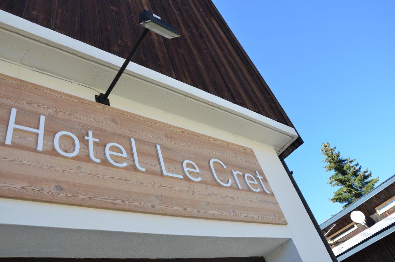 Hotel Le Cret Лес дьо Алпс Екстериор снимка